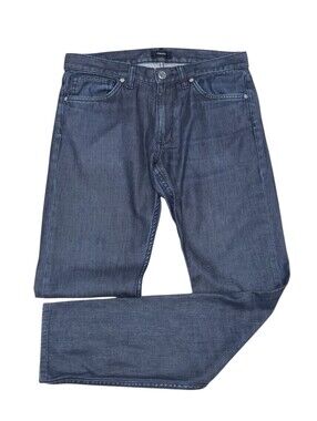 Theory Men's Slim-Straight Dark Wash Blue Jeans  Size 30